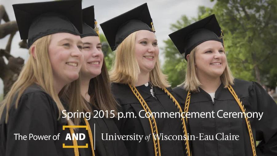 UW-Eau Claire Commencement Spring PM 2015
