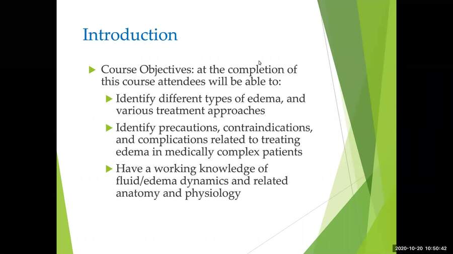 Lymphedema Lecture 1