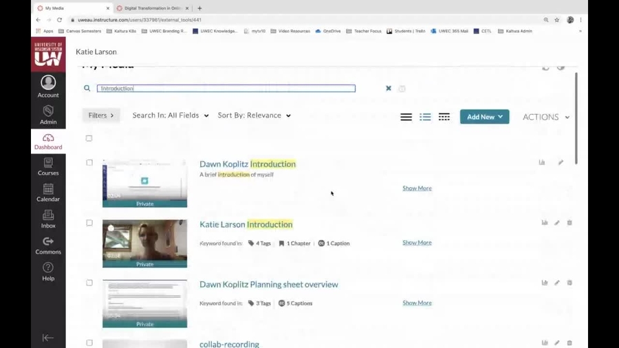 Advanced Kaltura Capture Training