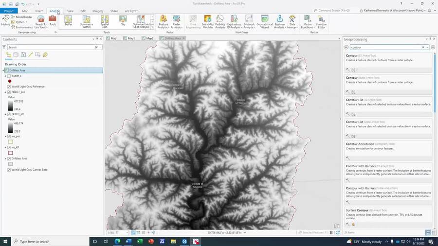 Lab 7 Part 2 Creating a Contour - 900