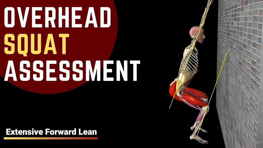 Overhead Squat Assessment Extensive Forward Lean
