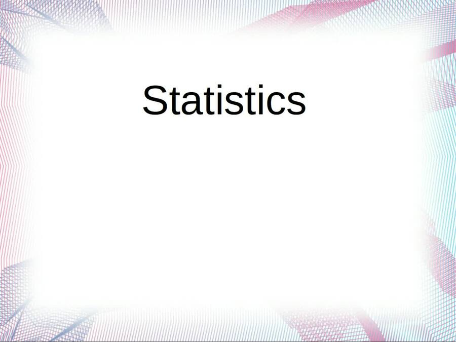 Math 103: Statistics Video #1: Organizing Data
