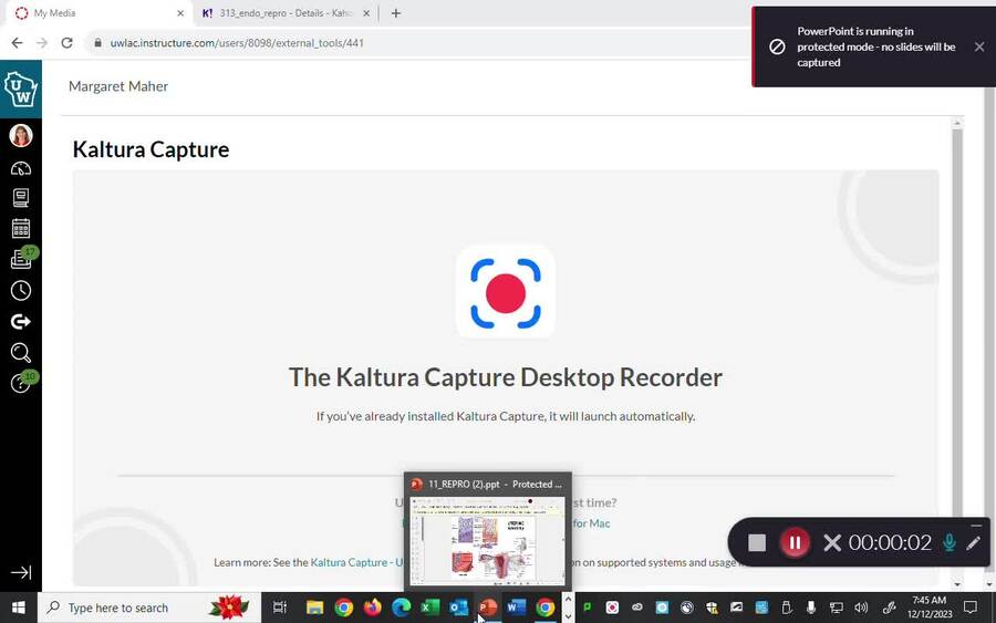Kaltura Capture recording December 12th 2023, 74524 am