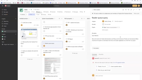 Thumbnail for Downloading Application Materials from Queue in Slate