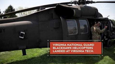 Thumbnail for Army ROTC cadets deploy to training exercise aboard Blackhawk helicopters