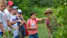 Go to Kids learn about gardening, food prep at Family Food Fest camp with duration: 1 minute, 25 seconds