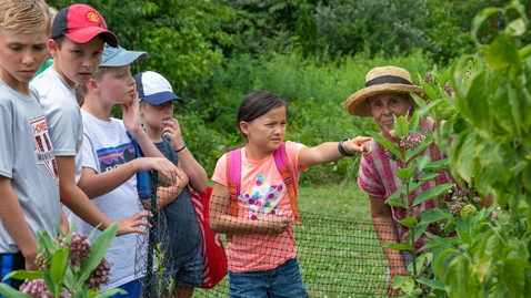 Thumbnail for entry Kids learn about gardening, food prep at Family Food Fest camp