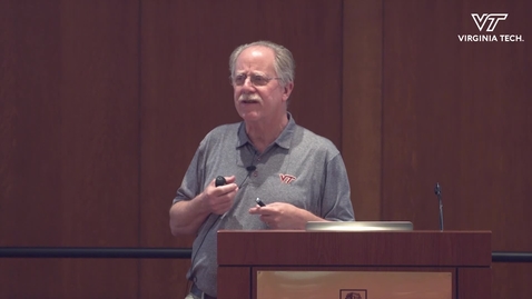 Thumbnail for HokieTalks: Making new and improved medicines available to patients-- from the trees
