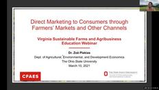 Go to Direct marketing to consumers through farmers' markets and other channels with duration: 52 minutes, 49 seconds