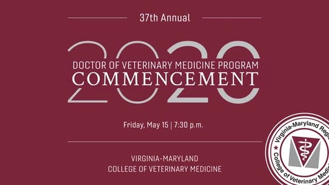 Thumbnail for entry Vet Med Commencement 2020