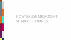 Go to Shared Bookings Guide 2024 with duration: 18 minutes, 4 seconds