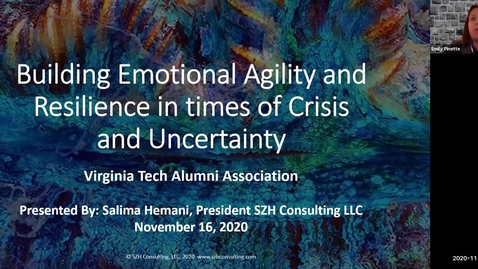 Thumbnail for Building Emotional Agility and Resilience in times of Crisis and Uncertainty