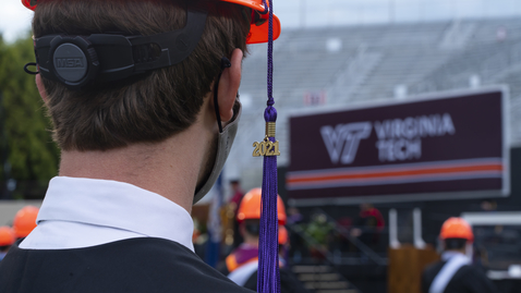 Thumbnail for entry 2021 Spring Commencement returns to Lane Stadium for in-person ceremonies