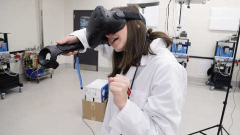 Thumbnail for VR brings anatomy to life for Vet Med students