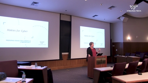 Thumbnail for HokieTalks: Hokies for Cyber - Preparing Hokies for careers in cybersecurity