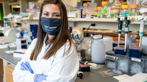 Thumbnail for TBMH graduate student awarded two grants to advance brain cancer research