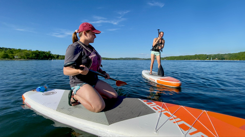 Thumbnail for entry Paddleboarding with Venture Out