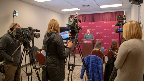 Thumbnail for The Year in Media: Clips of Virginia Tech stories