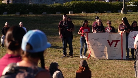 Thumbnail for entry Virginia Tech celebrates Indigenous Peoples Day