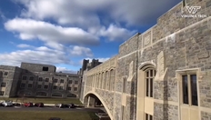Go to Clouds sweeping over the Blacksburg campus with duration: 26 seconds