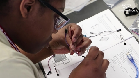 Thumbnail for Virginia Tech hosts pre-college program for JROTC students