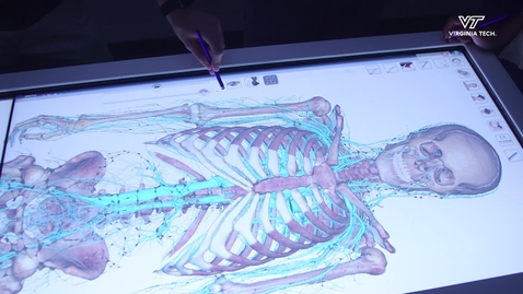 Thumbnail for entry Anatomage Table gives students a detailed view of physiology