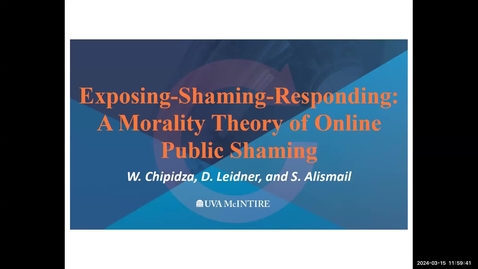 Thumbnail for BIT Research Seminar Series Guest Speaker, Dr. Dorothy Leidner
