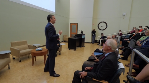 Thumbnail for entry Virginia Gov. Ralph Northam visits VTC School of Medicine to talk to students about the opioid crisis