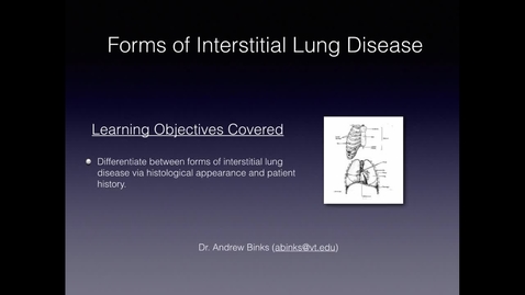 Thumbnail for Forms of Interstitial Lung Disease