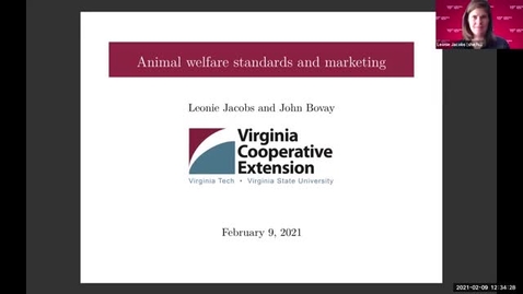 Thumbnail for entry Animal welfare standards and marketing