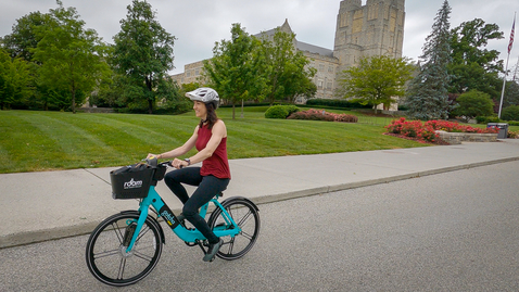 Thumbnail for entry New e-bikes will boost university's sustainability efforts