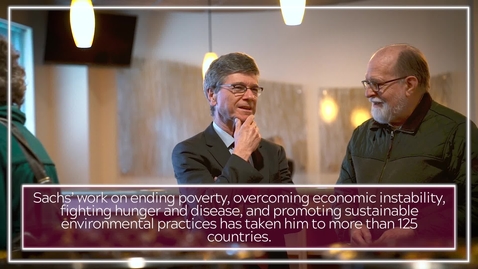 Thumbnail for Jeffrey Sachs at Fralin Biomedical