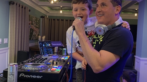 Thumbnail for entry DJ Chris Kopec '00 gives back with virtual dance party