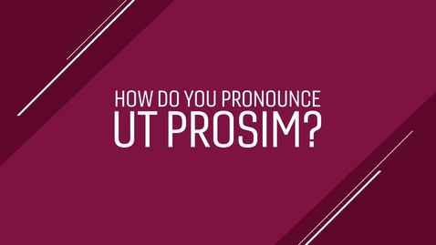 Thumbnail for Introduction_Module 1_How Do You Pronounce &quot;Ut Prosim?&quot;