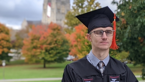 Thumbnail for entry Commencement marks multiple accomplishments for Virginia Tech engineering student