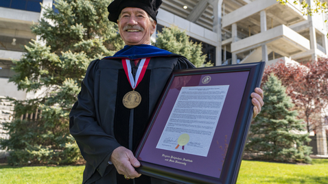 Thumbnail for entry Alumnus Mike Quillen awarded Virginia Tech's highest honor