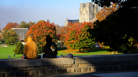 Thumbnail for entry Autumn color adorns Blacksburg campus