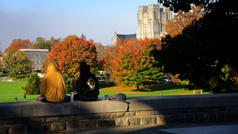 Thumbnail for Autumn color adorns Blacksburg campus