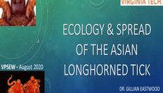 Go to Ecology & Spread of the Asian Longhorned Tick with duration: 16 minutes, 42 seconds