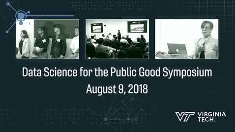 Thumbnail for entry Data Science for the Public Good program launches future research