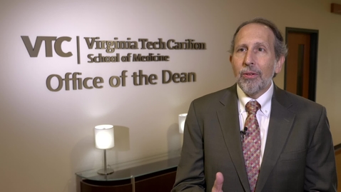 Thumbnail for entry Dean Lee Learman: Why I chose Virginia Tech Carilion School of Medicine