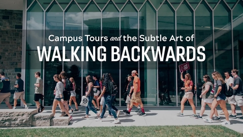 Thumbnail for Walking Backwards with the Virginia Tech Orientation Team