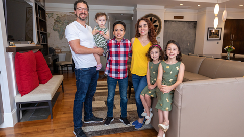 Thumbnail for Engineering professor shares experience of living on campus with family of 6