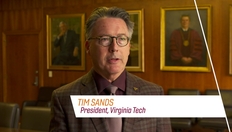 Go to Fralin Biomedical Research Institute at VTC: President Sands message with duration: 26 seconds