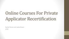 Go to Online Private Applicator Recertification with duration: 19 minutes, 48 seconds