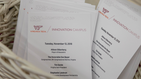 Thumbnail for entry Virginia Tech, City of Alexandria members react to Innovation Campus and Amazon
