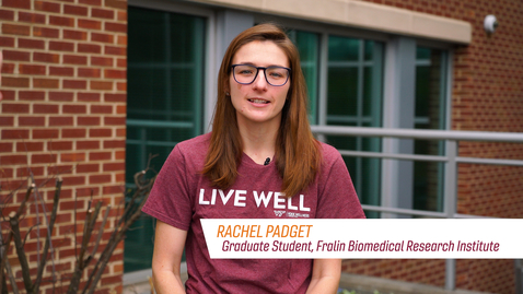 Thumbnail for entry Graduate Student Rachel Padget talks about the Importance of Prevention