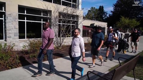 Thumbnail for NFL Films comes to campus for documentary of Bruce Smith