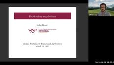 Go to Food-safety regulations with duration: 1 hour, 5 minutes