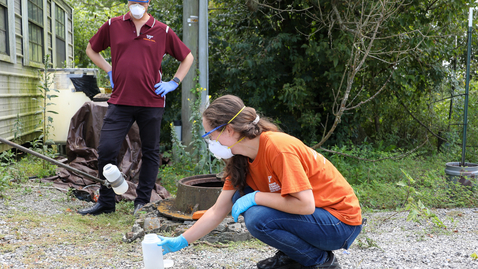 Thumbnail for Campus wastewater tested for COVID-19